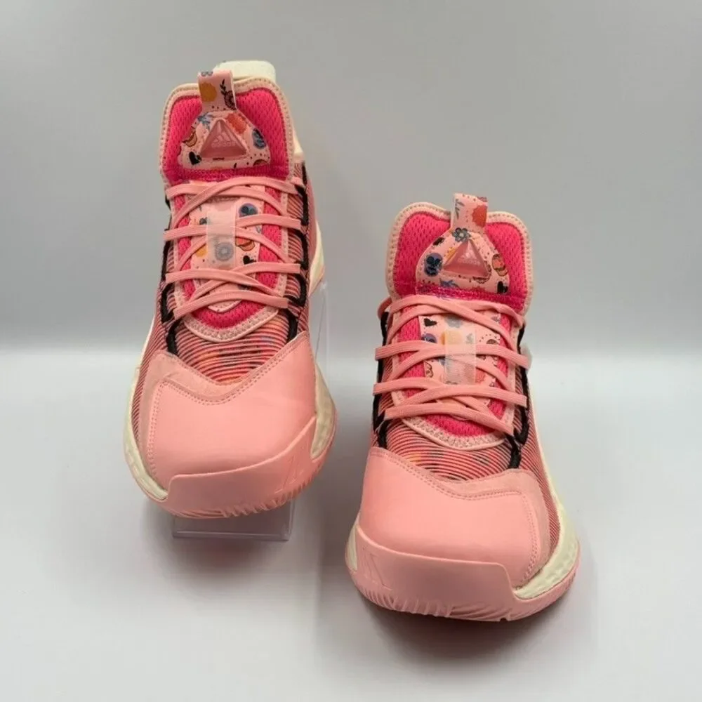 Adidas Mens 7 Pink Harden Vol. 5 Sugar Skull Dia de los Muertos Boost